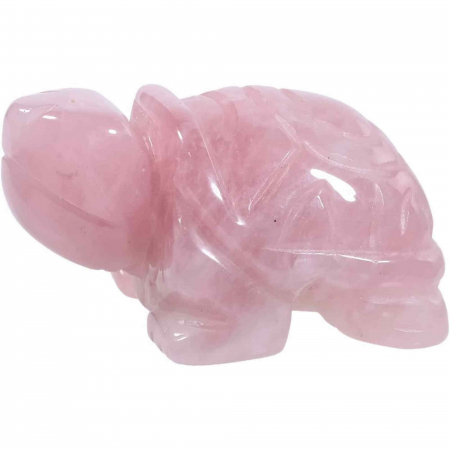 Figurine Animale din Cristal - Figurina broasca testoasa 4 cm de cristal semipretios -  Sculptura din piatra vindecatoare reiki de buzunar pentru decor, colectie