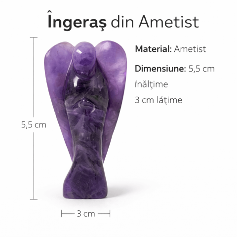 Inger din Ametist – Protectie Divina, Liniste Interioara si Claritate Spirituala [2]