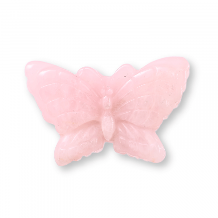 Figurina Fluture din Cuart Roz Natural, 5 cm - Incurajeaza Iubirea de Sine si Armonia Emotionala
