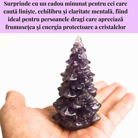 Figurina Bradut cu Ametist – Calm si Protectie Spirituala [1]