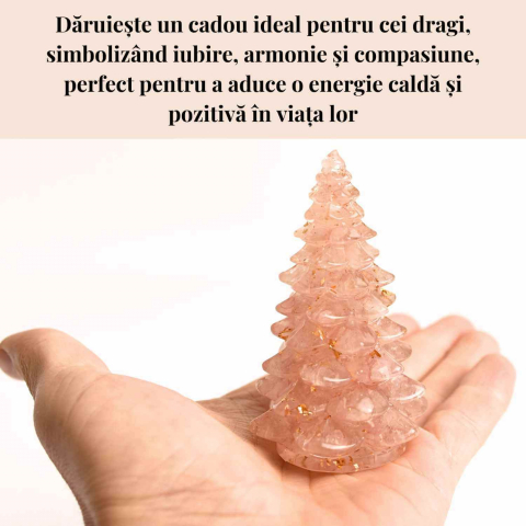 Figurina Bradut cu Cuart Roz – Armonie si Iubire in Casa Ta [1]