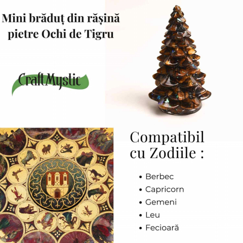 Figurina Bradut cu Ochi de Tigru – Protectie si Incredere [3]