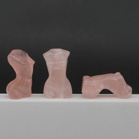 Forma bust femeie din cristal natural Ametist 4 cm sculptat manual [5]