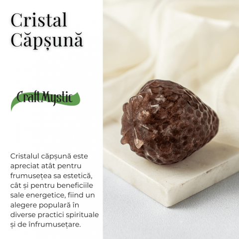 Figurina Cristal Capsuna – Atrage Dragostea si Echilibrul Emotional [4]