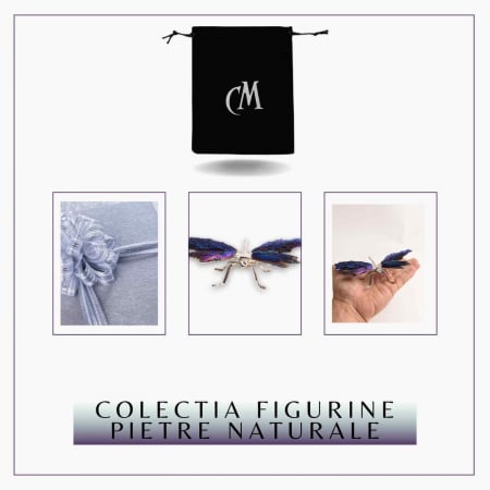 Amuleta Transformare - Libelula Turmalina Neagra Curcubeu [7]