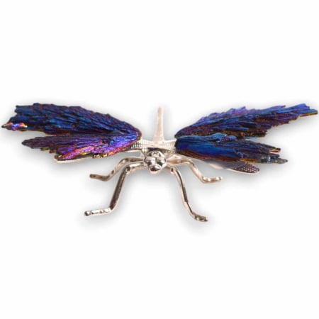 Amuleta Transformare - Libelula Turmalina Neagra Curcubeu [5]