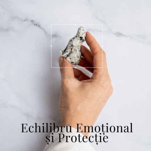 Figurina Lup din Piatra Lunii Curcubeu - Energie si Protecte Spirituala [1]