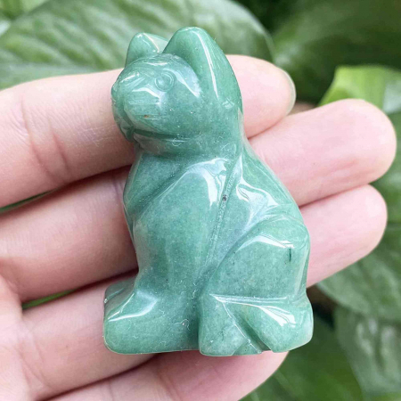 Figurina 5 cm inger din cristal vindecator Obsidian - Sculptura manuala din piatra naturala lustruita - Decor pentru camera birou cu energie reiki pentru femei barbati - Copie [2]