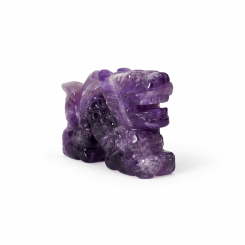 Cristale și Pietre Semiprețioase - Dragon din Ametist – Claritate Spirituala si Protectie Energetica