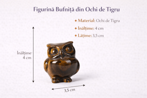 Bufnita Intelepciunii din Ochi de Tigru – Claritate Mentala si Protectie Spirituala [4]