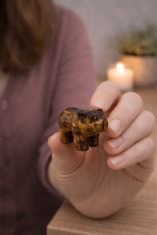 Urs Protector din Ochi de Tigru – Forta Interioara si Stabilitate Energetica [1]