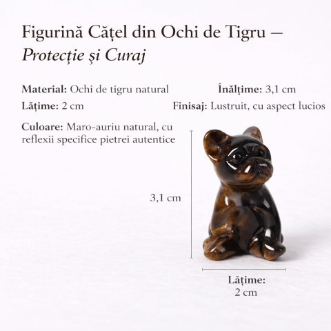 Catel protector din Ochi de Tigru – Curaj, Loialitate si Energie de Protectie [2]