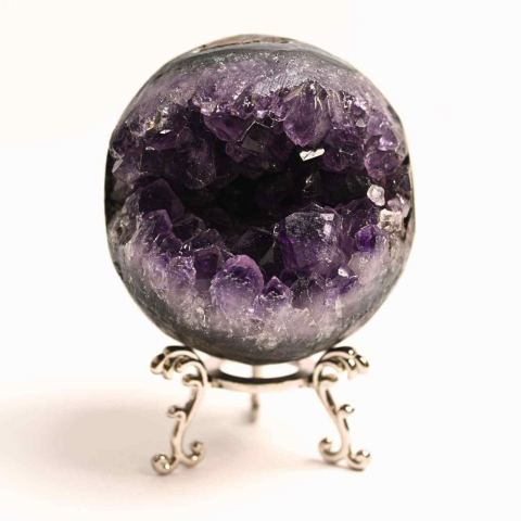 Sfera Cluster Ametist 6-8 cm - Energie Pozitiva si Relaxare [0]