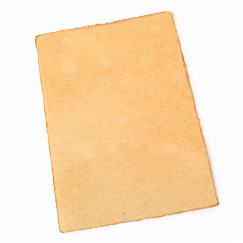 Jurnale din piele - Hartie vintage din bumbac galben 22X29.5 cm– un spatiu delicat pentru cuvintele tale