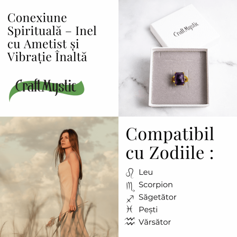 Conexiune Spirituala – Inel cu Ametist si Vibratie Inalta [4]