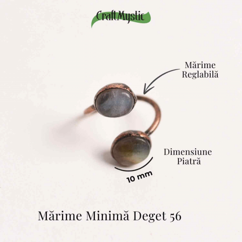 Inel reglabil cu dublu Labradorit – Protectie si echilibru energetic [3]