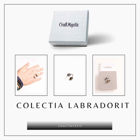 Inel reglabil cu dublu Labradorit – Protectie si echilibru energetic [6]