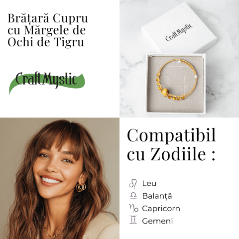 Putere si Protectie – Bratara din Ochi de Tigru auriu Natural [4]