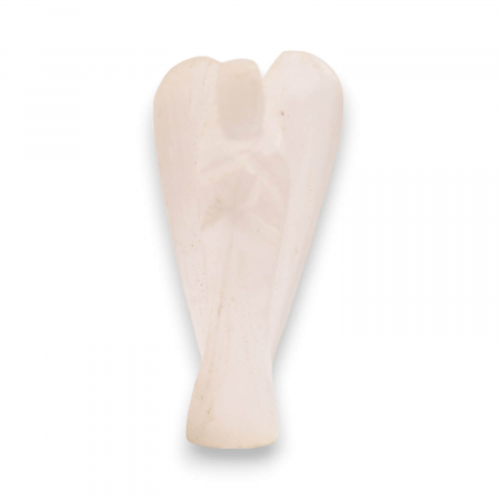 Inger de 55-60 mm Sculptat Manual din Piatra Naturala de Selenit-Protecție și Claritate Spirituală