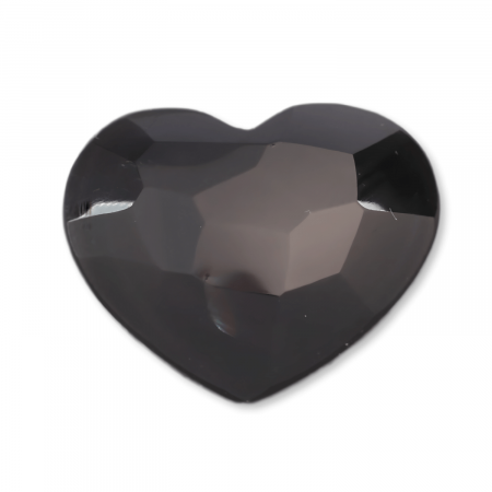 Taur - Inimioara Decorativa 30 mm din Obsidian Negru Fatetat Mexican