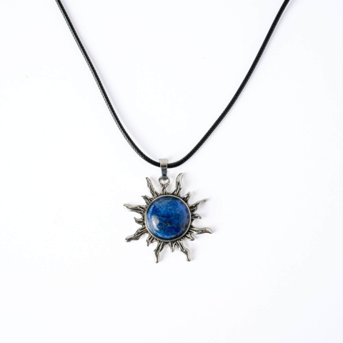 Intelepciune si Creativitate – Colier Soare cu Lapis Lazuli Natural [8]