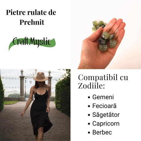 Prehnit rulat – o piatra a calmului interior si a claritatii blande [4]