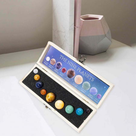 Set 9 planete in Sistemul Solar din pietre semipretioase – univers, stiinta, astrologie, meditatie [3]