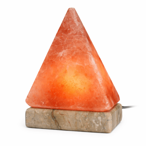 Instrumente și Accesorii Spirituale - Lampa de Sare din Himalaya Piramidala – Protectie Energetica si Armonie Interioara