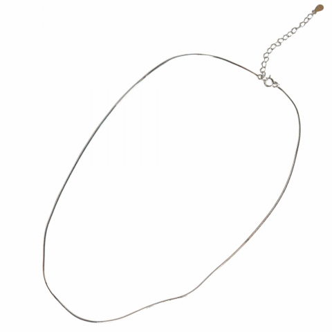 Bijuterii Semiprețioase - Lant Tip Sarpe din Argint 925 – Ajustabil 40+5 cm