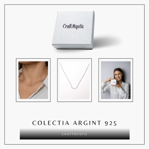 Lant din Argint 925 Reglabil – Eleganta Subtila si Versatilitate pentru Pandantive [7]