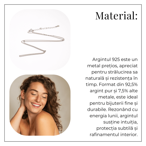 Lant din Argint 925 Reglabil – Eleganta Subtila si Versatilitate pentru Pandantive [5]