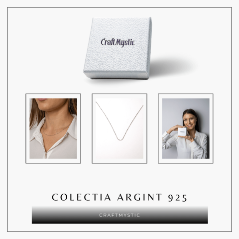 Lant Argint 925 Subtire Stralucitor – Reglabil, Elegant si Versatil [7]