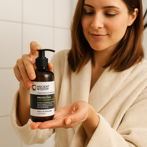 Gel de dus si sapun lichid pentru maini – Ienupar, Lime si Menta dulce – 250 ml [1]