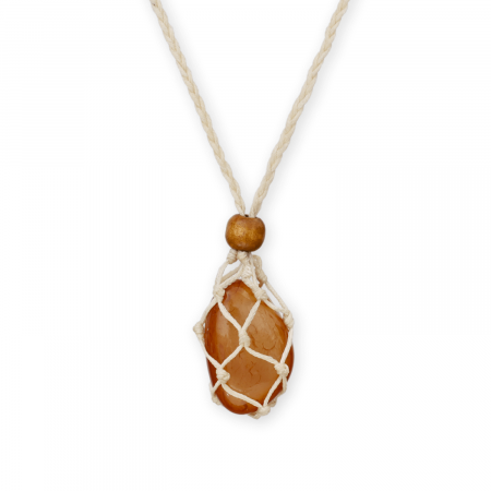 Colier Reglabil Model Macrame din bumbac - Pentru Piatra ta Favorita [6]