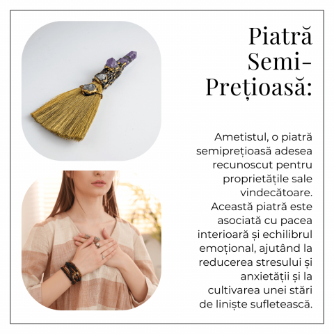Maturica pentru curatare energetica – Varf Ametist natural [5]