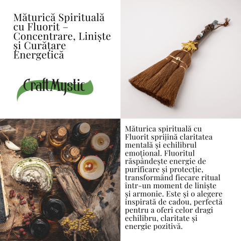 Maturica Energetica cu Fluorit si Pietre Chakre – Claritate, Liniște si Purificare Spirituala [4]