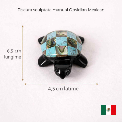 Broscuta Feng Shui din Obsidian Negru Mexican – simbol al prosperitatii si protectiei [4]