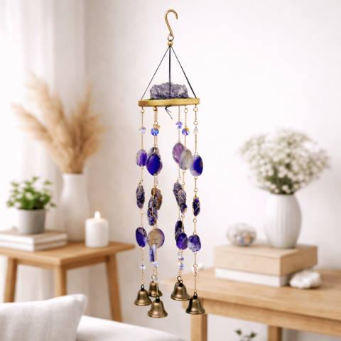 Ornament decorativ cu Ametist – un echilibru vizual care invita la liniste si reflectie [1]