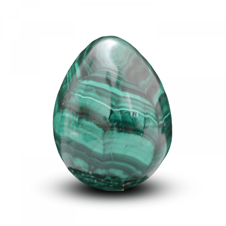 Cristale și Pietre Semiprețioase - Ou din malachit natural 4-5 cm 100-150 grame - Elixirul Transformarii Spirituale