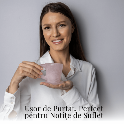 Pocalul Iubirii – Cana din Cuart Roz si Suport din Cristal [1]