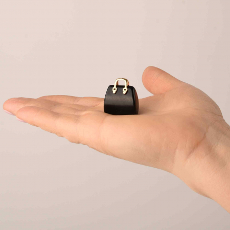 Pandantive 2.5 cm din piatra naturala, in forma de geanta - Accesorii din piatra pentru realizarea de bijuterii, cercei, colier [3]