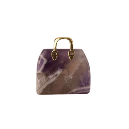Pandantive 2.5 cm din piatra naturala, in forma de geanta - Accesorii din piatra pentru realizarea de bijuterii, cercei, colier [4]