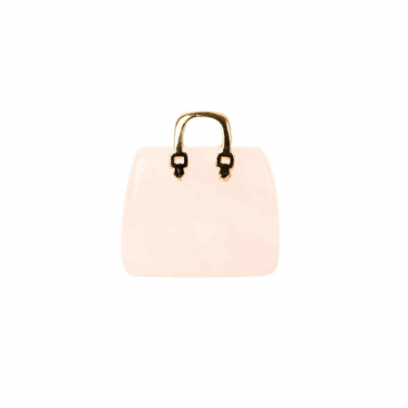 Pandantive 2.5 cm din piatra naturala, in forma de geanta - Accesorii din piatra pentru realizarea de bijuterii, cercei, colier [0]