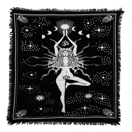 Panza Sacra pentru altar magic - Design 5 Moon Phases - Vrajitorie Tarot Wiccani Spiritualitate - Copie - Copie - Copie