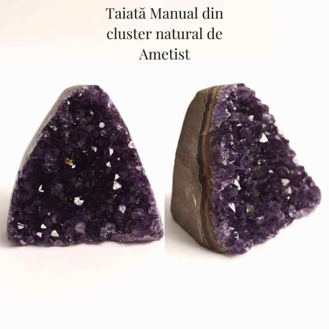 Geoda de ametist natural, taiata manual – Protectie si echilibru [4]