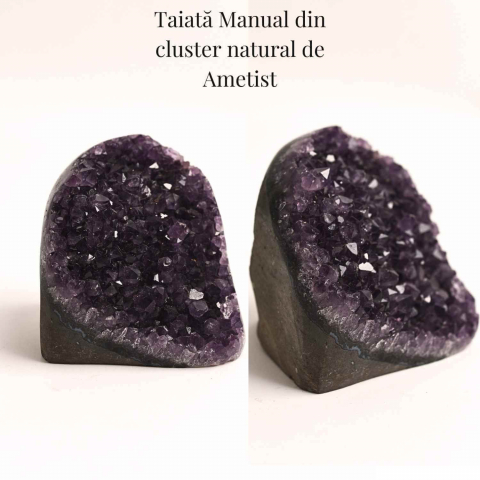 Geoda de ametist natural, taiata manual – Protectie si echilibru [5]
