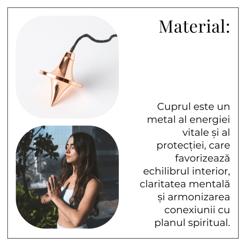 Pendul Cupru pentru Energie si Claritate Spirituala [5]