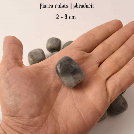Piatra rulata din Labradorit Natural - Imbunatateste Intuitia, 2-3 cm [2]