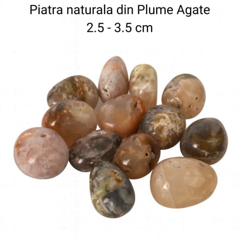 Piatra Naturala Plume Agate din Indonezia – Claritate, Echilibru si Armonie Interioara [2]