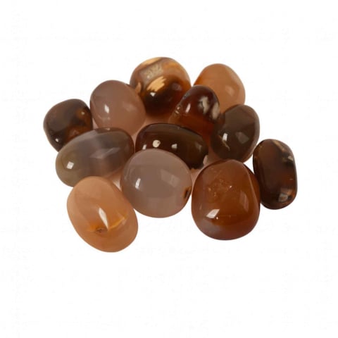 Pietre Rulate - Piatra Naturala Carneol din Indonezia – Energie, Curaj si Transformare Pozitiva